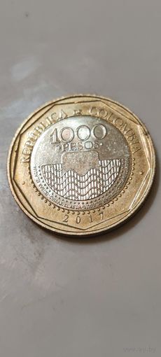 Колумбия 1000 песос 2017
