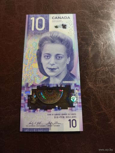 Канада 10 долларов образца 2018 года AUNC p3(1)