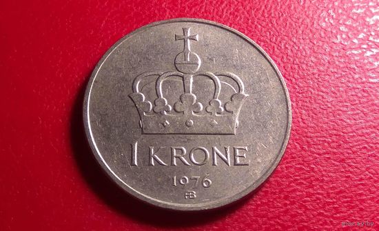 1 крона 1976. Норвегия. Не плохая!