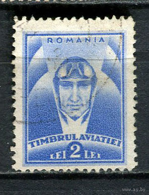 Королевство Румыния - 1932 - Летчик 2L. Zwangszuschlagsmarken - [Mi.17z] - 1 марка. Гашеная.  (Лот 34EO)-T7P4