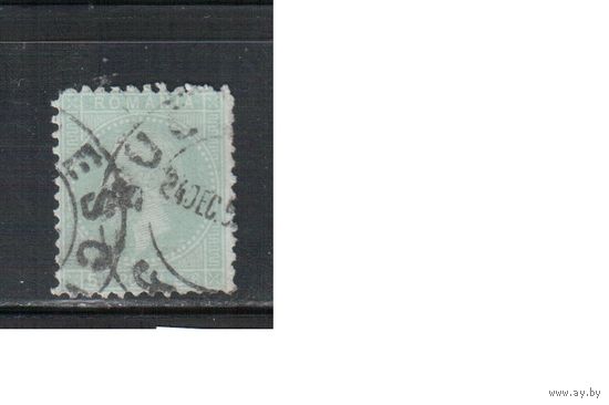Румыния-1879, (Мих.50 в) гаш. , Стандарт, Принц Карл I,