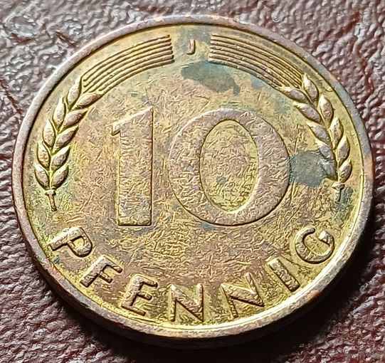 Германия 10 пфеннигов, 1950    J     ( 1-5-2 )