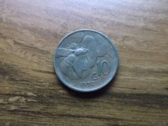 Италия 10 чентезимо 1932