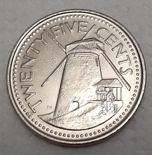 Барбадос 25 центов, 2008 (3-4-56)