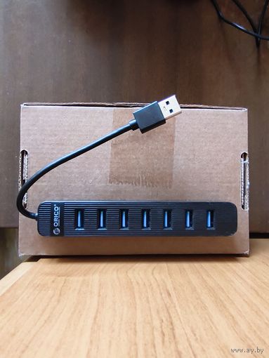 USB 3.0 концентратор, разветвитель , 7 слотов