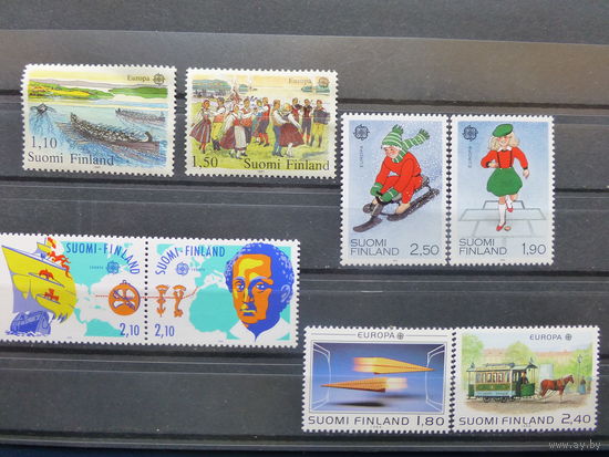 ЕВРОПА\859\ Финляндия 198188-89-92г. MNH
