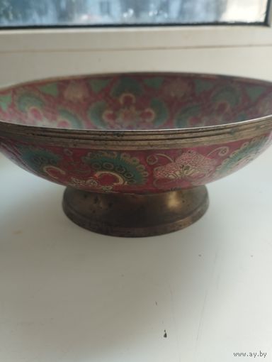 Ваза из латуни Индия.