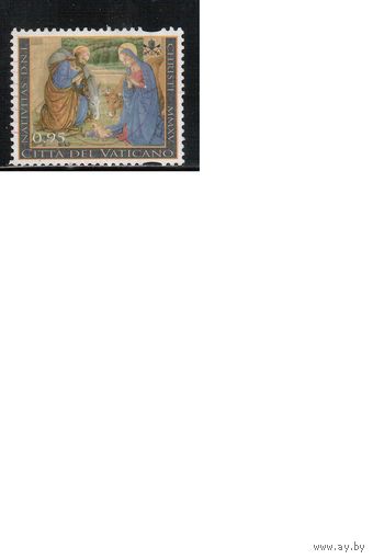 Ватикан-2015,(Мих.1856)  гаш., Рождество, Искусство