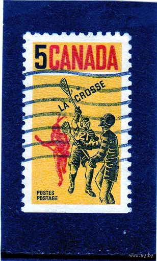 Канада. Ми-424. Игроки в Лакросс.1968.