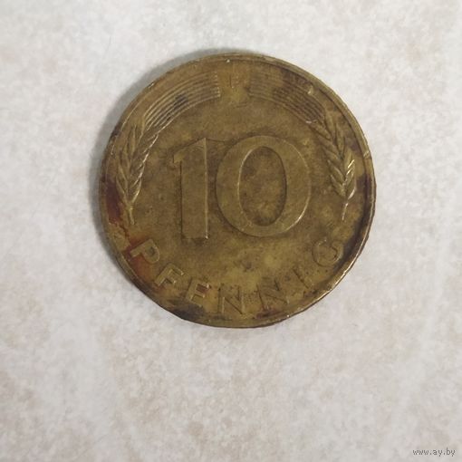 10 пфеннигов 1985 F Германия