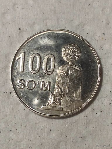 100 сома Узбекистан 2018 год