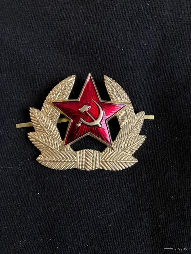 Кокарда солдат СССР клеймо
