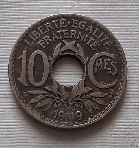 10 сантимов 1919 г. Франция