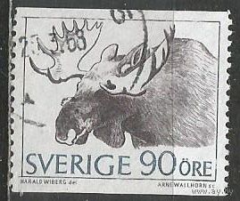 Швеция. Лось. 1968г. Mi#593.