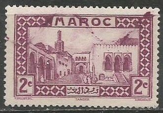 Французское Марокко. Дворец султана в Танжере. 1933г. Mi#94.