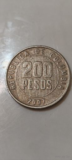Колумбия 200 песо 2007