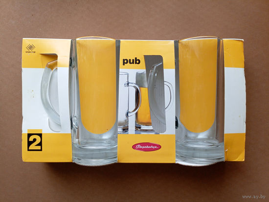 Кружка пивная набор из 2-х шт. PASABAHCE "PUB".