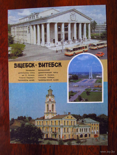 С004-761 Открытка Витебск 1991 Фото Захарченко Чистая