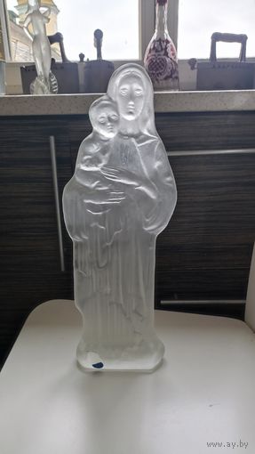 Большая скульптура статуэтка из стекла Неман