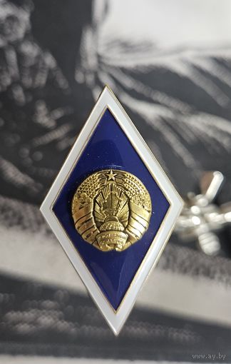 Значок нагрудный "Высшее образование" Республика Беларусь