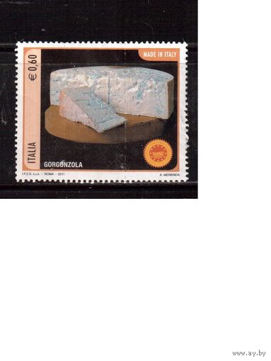 Италия-2011 (Мих.3433) , гаш. Еда, Сыр