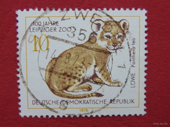 Германия 1978 г. 100 лет зоопарку в Лейпциге.