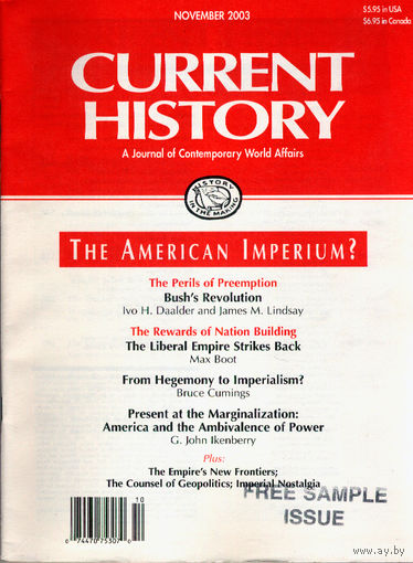 Current History - November 2003