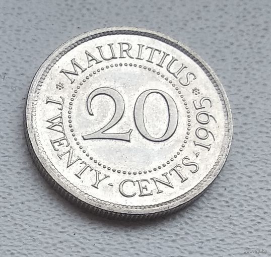 Маврикий 20 центов, 1995 7-1-10