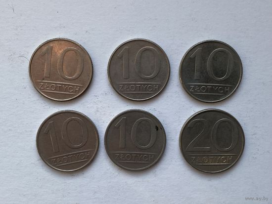 10, 20 злотых, ПНР.