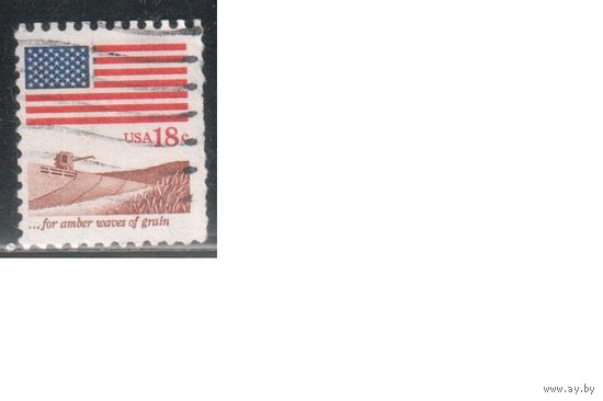 США-1981, (Мих.1464) ,  гаш. , Стандарт, Флаг