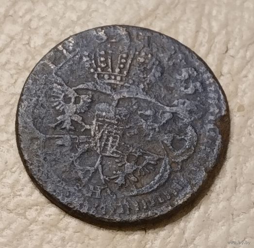 1 грош 1755 года Коронный. Знак H (Польша, Август III)