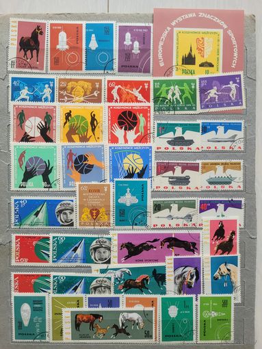 Польша. Полный годовой набор марок за 1963 год