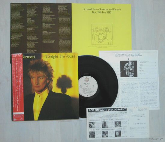ROD STEWART - Tonight I'm Yours (JAPAN ВИНИЛ LP 1978)