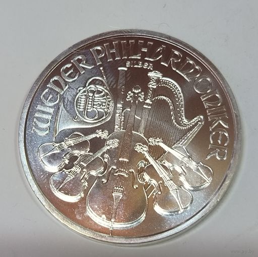 С рубля без мц! 1,5 евро 2014 Австрия Филармония унцовка! Идеал!