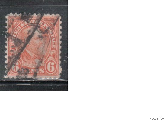 США-1922, (Мих.268 F), гаш.    , Стандарт, Личности, Президенты , Гарфилд