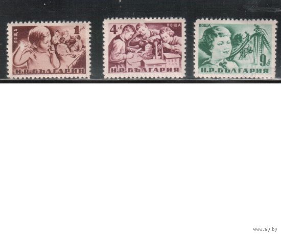 Болгария-1951, (Мих.801-803), *   , Дети