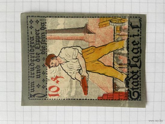 10 пфеннингов (нотгельды) 1921 г. Германия.