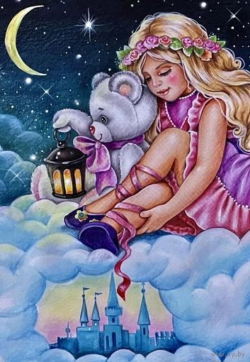 Открытка чистая 10х15 см. Художница Елена Буторина.