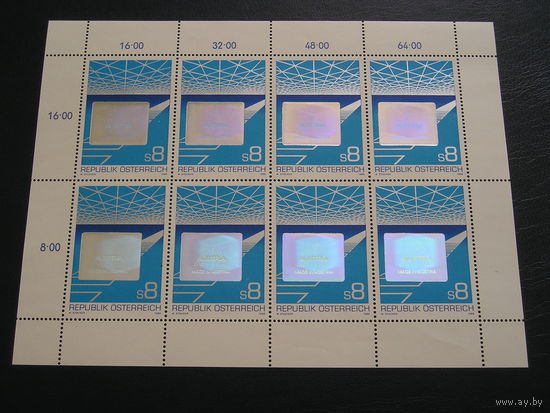 Австрия, 1988 Голограмма х 8 (3)