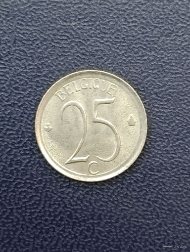 Бельгия 25 сантимов 1974г.