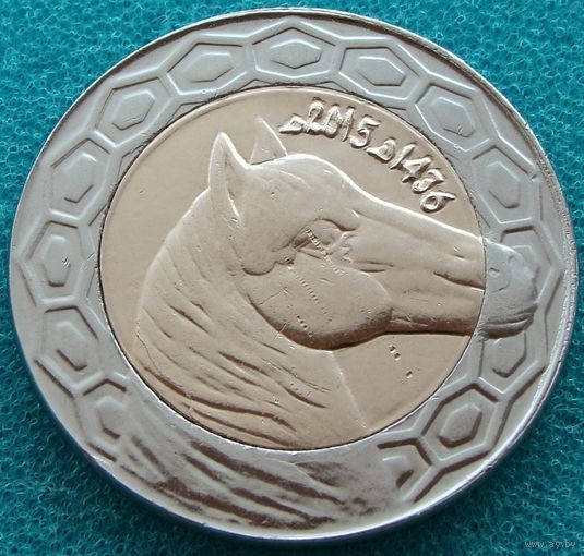 Алжир. 100 динаров 2015 год  KM#132  "Арабский скакун"