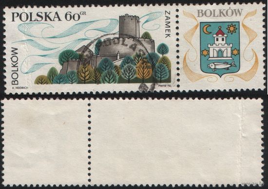 Польша (Mi)PL2004ZF (Туристические места) 1970 год 60gr Замок в Болкове (a1-06 ТОРГ/ВАША ЦЕНА