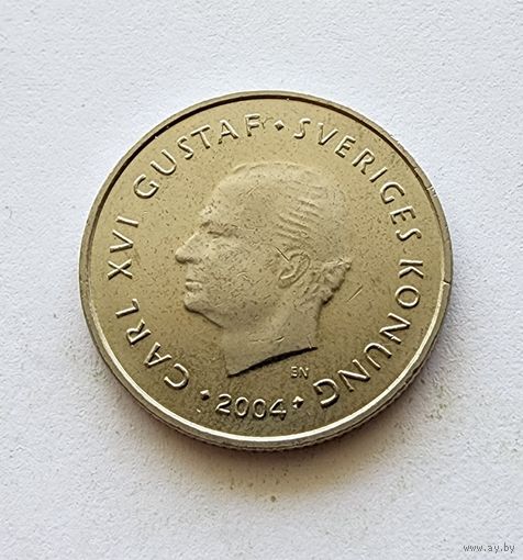 Швеция 1 крона 2004
