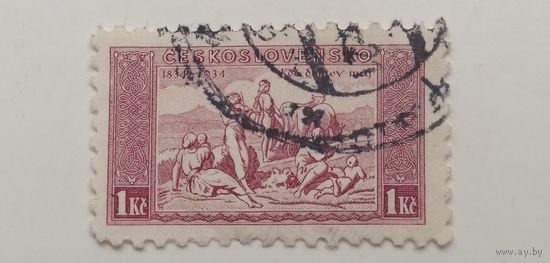 Чехословакия 1934. 100-летие Государственного Гимна