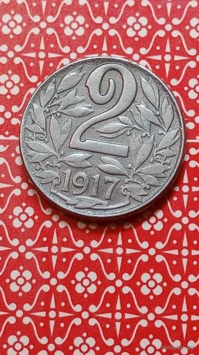 Австрия 2 геллера 1917