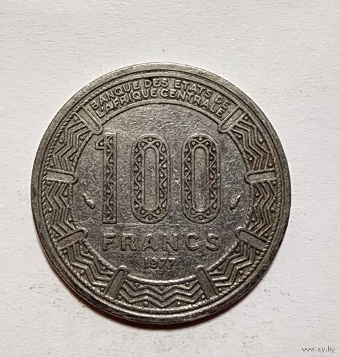 Габон 100 франков, 1977