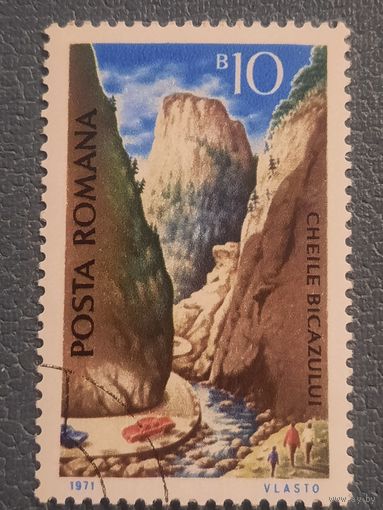 Румыния 1971. Туризм. Заповедники. Cheile Bicazului. Марка из серии