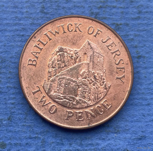 Джерси 2 пенса 1998