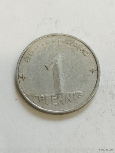 ГДР 1 пфенинг 1952