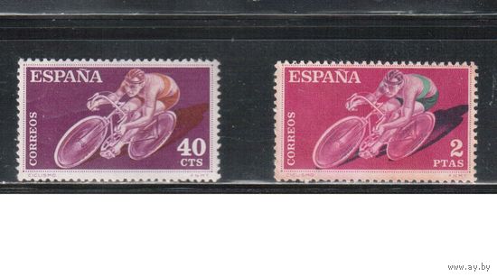 Испания-1960(Мих.1202-1207)  **/*  ,   Спорт,  Велосипед, Велоспорт